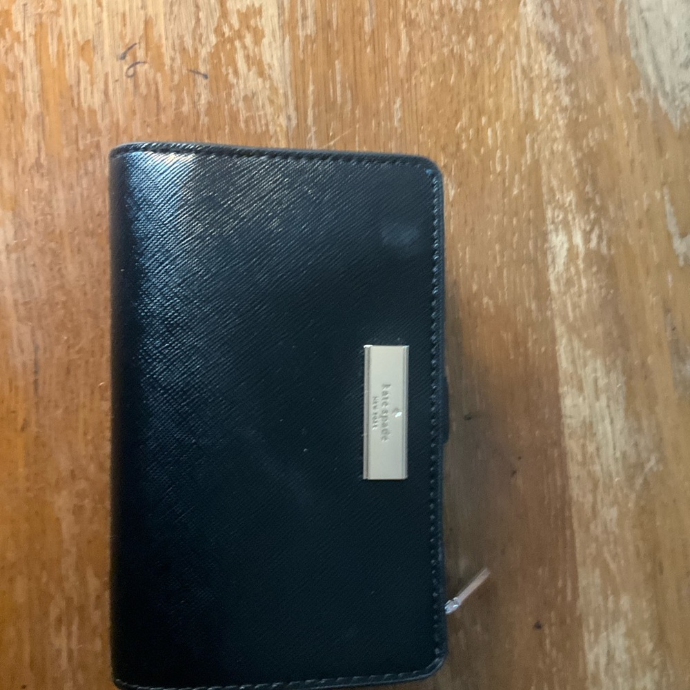 Kate Spade Black Phone Case with Gold Accent
